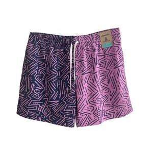 Chubbies Mens 5.5" Lined Swim Trunks XXL Inverse Dark Marzipans NWT